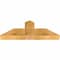 Ekena Millwork Portland Rough Sawn Timber Gable Bracket, Western Red Cedar, 36"W x 13"H x 4"D x 6"F, 9/12 Pitch GBW036X13X0406POR00RWR - alternate 2